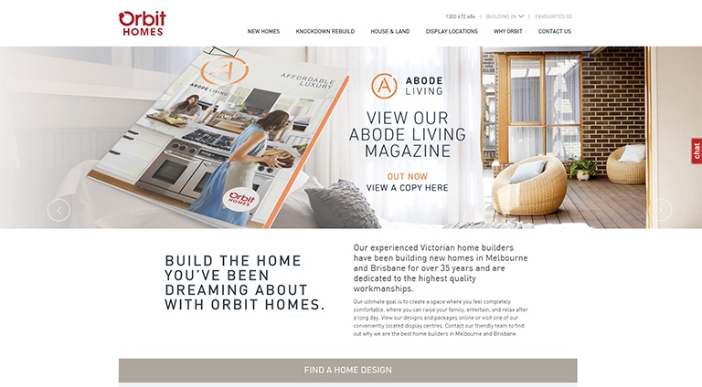 Digital Marketing Portfolio - Orbit Homes