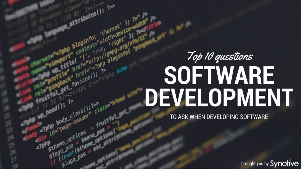 Software Development Client Questionnaire ??? 10 Questions to Ask When ...